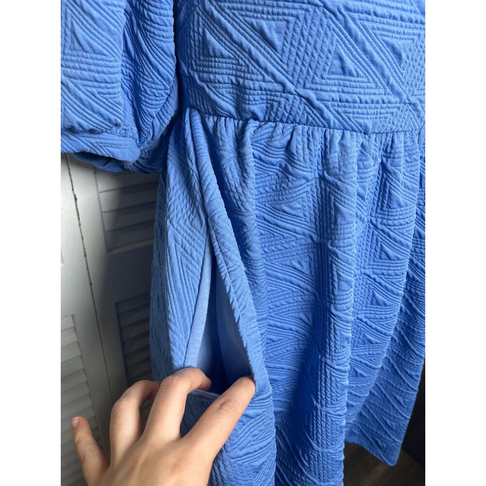 Free People Violet Mini Dress Size Small In Blue New With Tags $108 retail - Picture 8 of 10